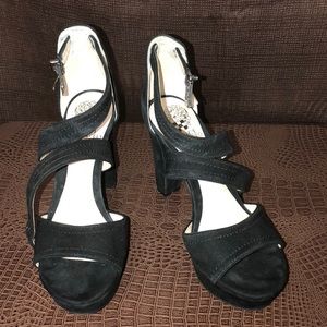 Vince Camuto Black platform heels